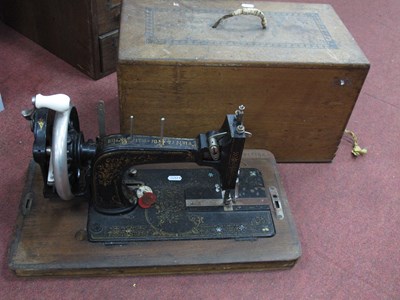 Lot 1424 - An antique German Frister & Rossmann vibrating...