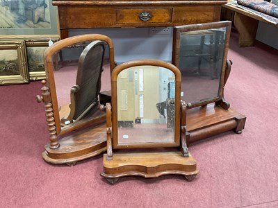 Lot 1478A - Three vintage swing mirrors, including a...