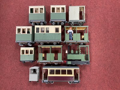 Lot 340 - A collection of scratch-built SM32 (16mm scale,...