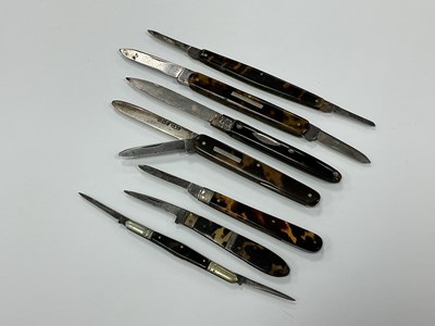 Lot 437 - Collection Of Seven Folding Pocket Knives, G....