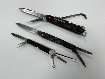 Lot 432 - G.Butler Coach Knife, 10cm, Hunter, horn...