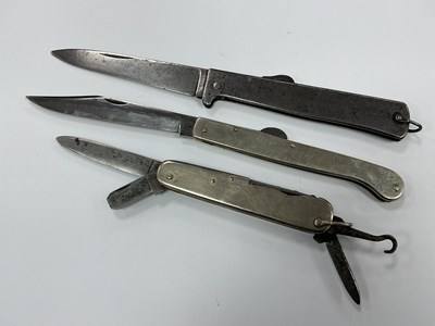 Lot 439 - Three Folding Knives, Mappin & Co Sheffield,...