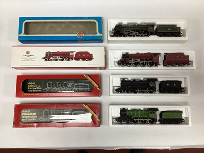 Lot 522 - Four boxed 00 gauge 4-6-0 locomotives: two...
