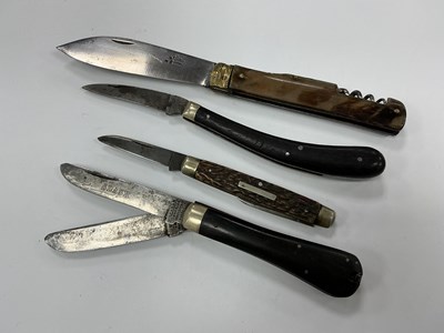 Lot 449 - Four Folding Knives, Lockwood Brothers, one...