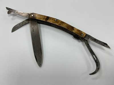 Lot 508 - Price Multiblade, including phleme, horn...