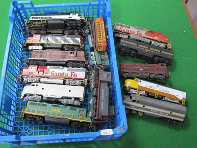 Lot 470 - Fifteen 'HO' Gauge Unboxed U.S.A Outline...