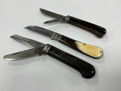 Lot 499 - Three Folding Knives, William Rodgers, two...