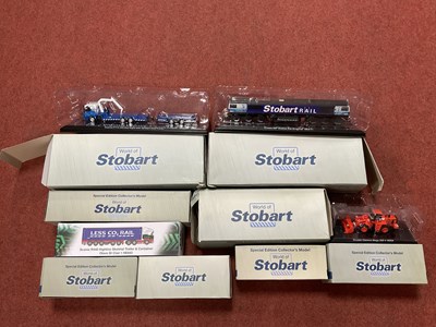Lot 326 - Nine 1:76 scale Eddie Stobart Themed Diecast...