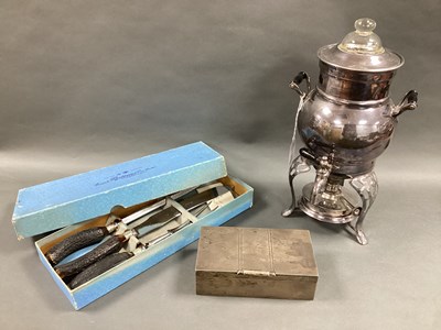 Lot 152 - A Hallmarked Silver Cigarette Box, allover...