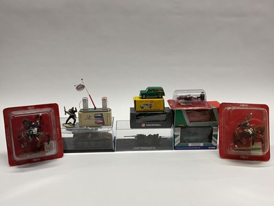 Lot 311 - Seven Diecast and Plastic model vehicles and...