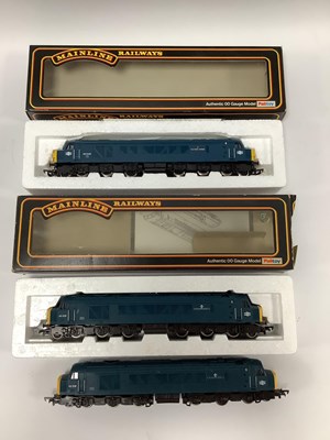 Lot 312 - Three Mainline 00 gauge "Peak" class diesel...