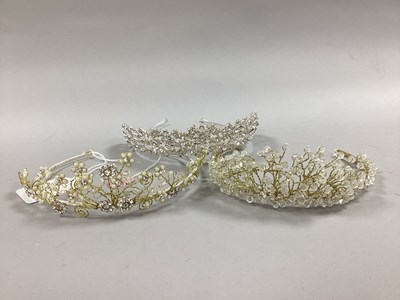 Lot 29 - Ex Bridal Boutique Tiaras, including imitation...