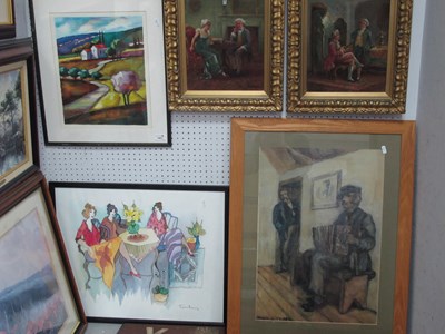 Lot 1451 - Slava Brodinsky Tuscan Landscape, limited...