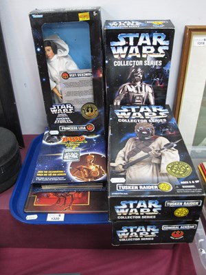 Lot 1320 - Four boxed Star Wars Collector Series figures:...