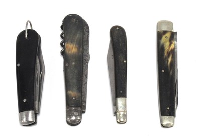 Lot 478 - Four Folding Knives, Joseph Rodgers, two...