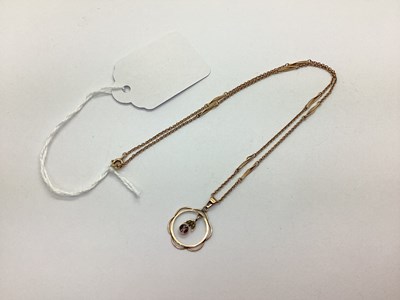 Lot 83 - An Edwardian Openwork Pendant, the dainty...