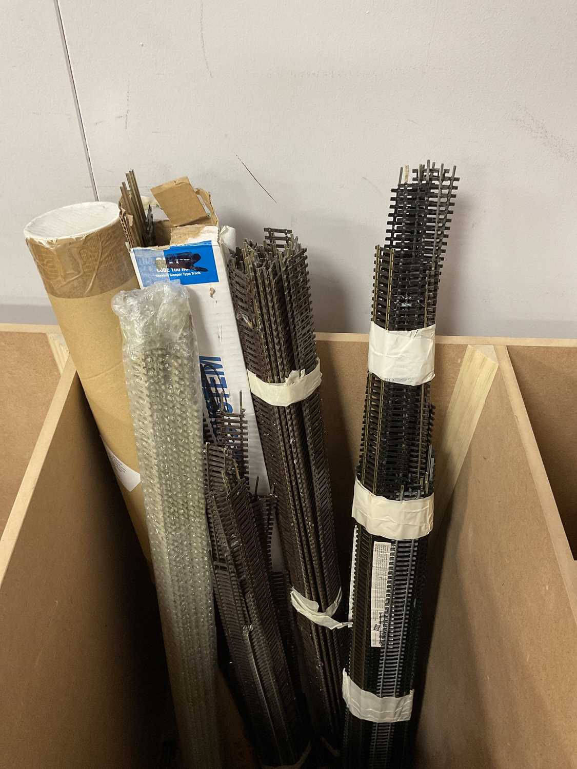 Lot 375 - A quantity of OO gauge straight track by...
