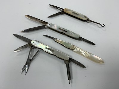 Lot 463 - Glossop Sheffield Multitool and Blade Knife,...