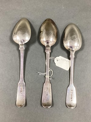 Lot 2 - Dundee Provincial Fiddle Pattern Spoon, RN,...