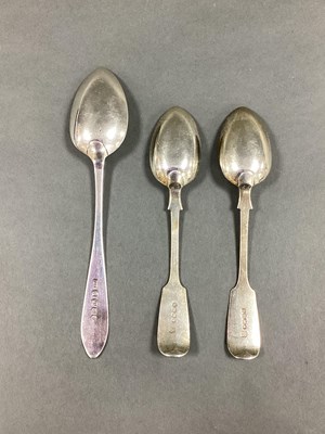 Lot 23 - A Pair of Provincial Hallmarked Silver Fiddle...