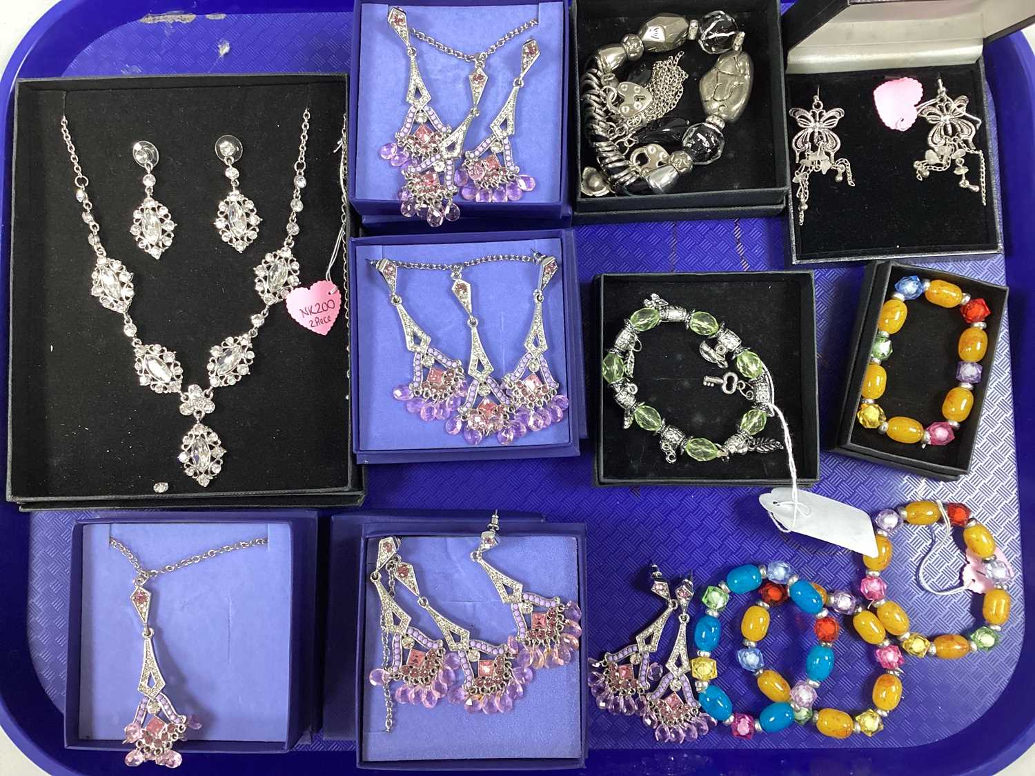 Lot 72 - Modern Costume Jewellery, including ex bridal...