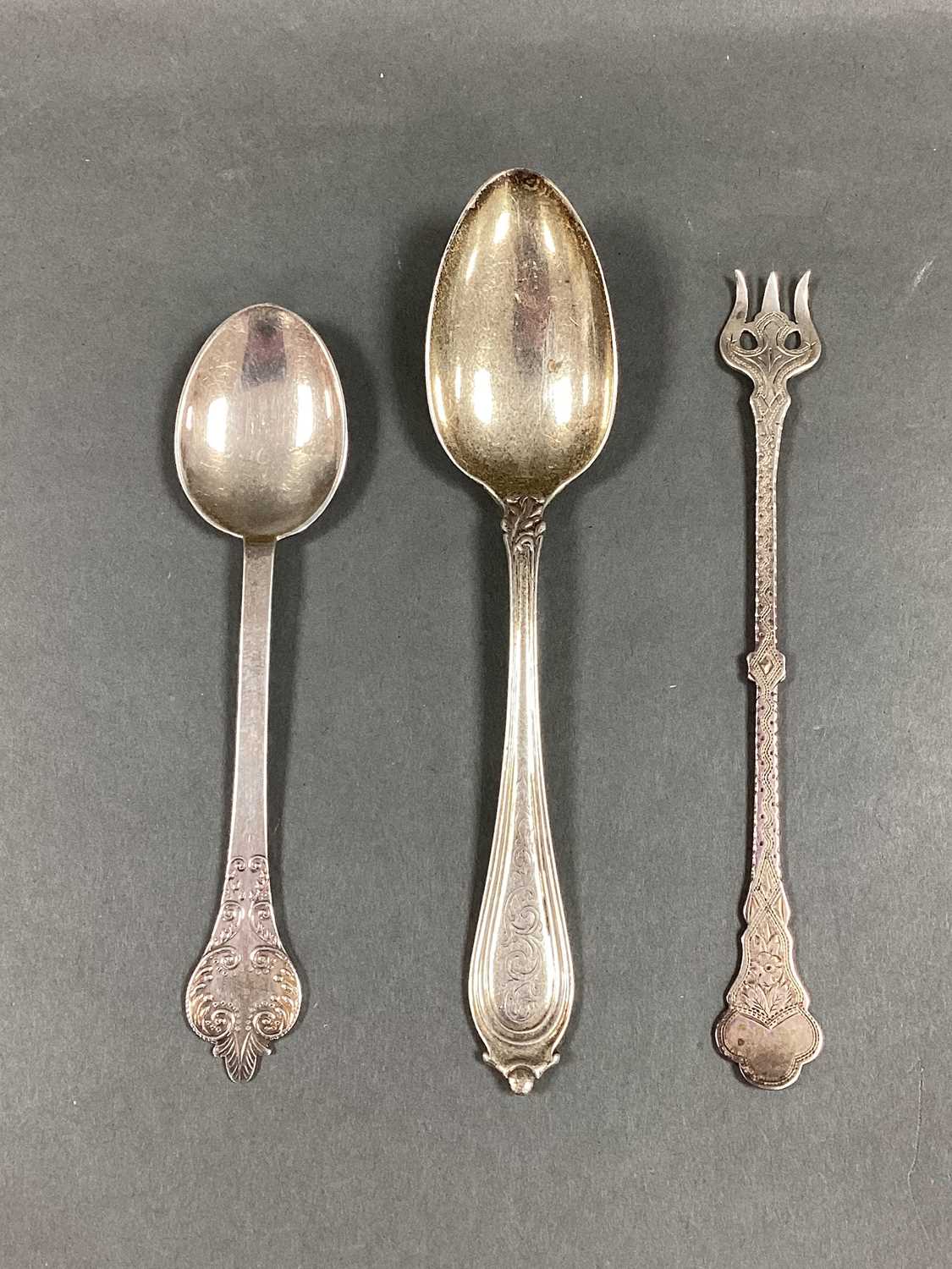 Lot 22 - A Britannia Standard Hallmarked Silver Spoon,...