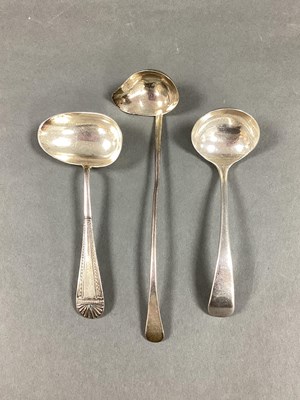 Lot 25 - A Small Georgian Hallmarked Silver Ladle, the...