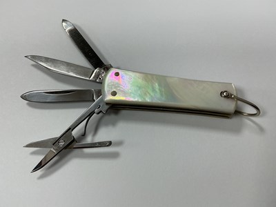 Lot 522 - A Stan Shaw (Sheffield) Manicure Penknife with...
