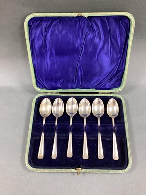 Lot 30 - A Set of Six Hallmarked Silver Teaspoons, C W...