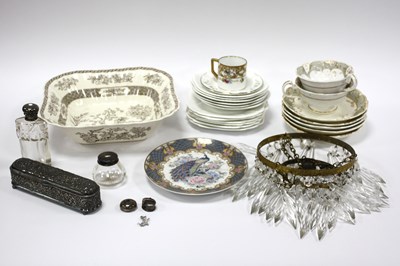 Lot 1204 - XIX Century Rockingham Teaware of Seven Pieces,...