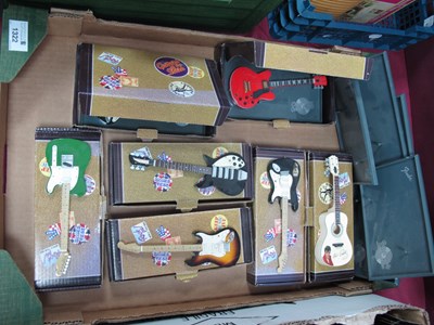 Lot 1322 - Atlas Editions Model Guitar Correction (7),...
