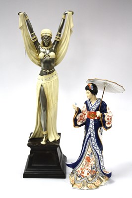 Lot 1226 - English Ladies Co' 'Lady Imari' Figurine, 28cm...