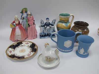 Lot 1175 - Doulton Figurines - 'Maureen' plus two with...