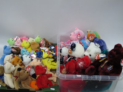 Lot 1417 - TY Beanie Babies and Beanie Buddies, including...