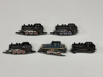 Lot 889 - Two Marklin Mini-Club Z gauge BR89 0-6-0 tank...
