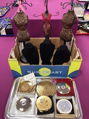 Lot 144 - A Selection of Compact Mirrors, including a...