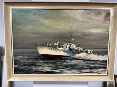 Lot 335 - Harold Garland (1918 - 2009) Oil Painting 'MTB...
