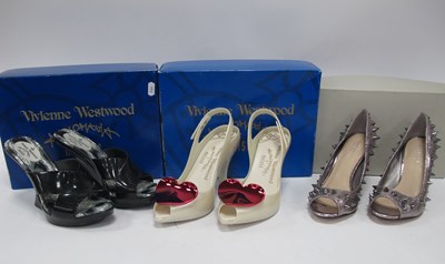 Lot 1374 - Vivienne Westwood; Anglomania & Melissa 'Lady...
