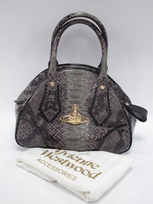 Lot 1388 - Vivienne Westwood; Small Frilly Snake Bag, in...