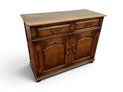 Lot 1464 - An Titchmarsh & Goodwin Oak Dresser Base, with...