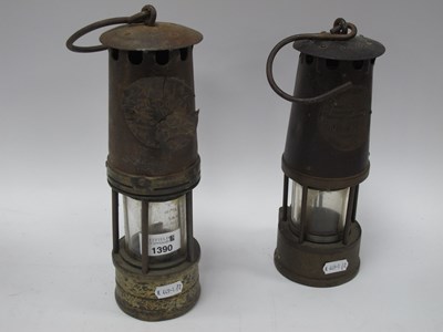 Lot 1390 - Two Vintage Miners’ Safety Lamps: “The...