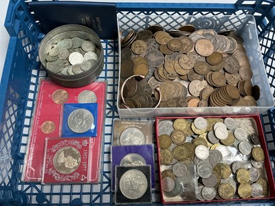 Lot 425 - Large Collection Of Mainly GB Coins, includes...