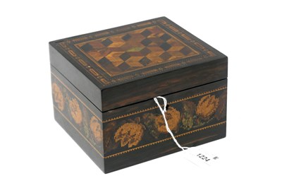 Lot 1224 - A Late XIX Century Tunbridge Ware Inlaid...