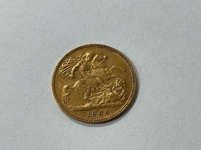 Lot 611 - 1900 Victoria Gold Half Sovereign.