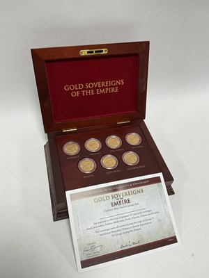 Lot 636 - Gold Sovereigns Of The Empire George V Seven...