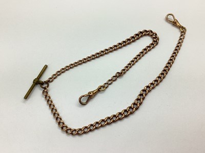 Lot 175 - A Chester Hallmarked 9ct Gold Double Albert...