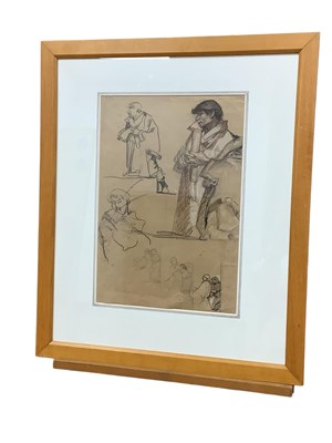 Lot 1203 - Sir Frank Brangwyn (1867 - 1956) Robed figures...