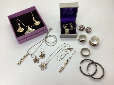 Lot 90 - A Collection of "925" and Other Jewellery,...