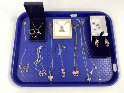 Lot 112 - A Collection of "925" and Other Animal Themed...