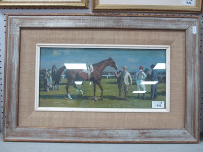 Lot 1433 - XX Century School, study of a Racehorse, with...